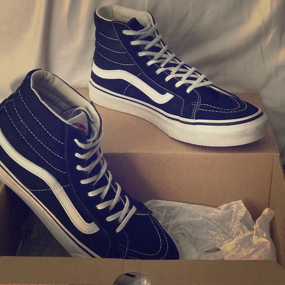 Vans Sk8-Hi Slim Black/White